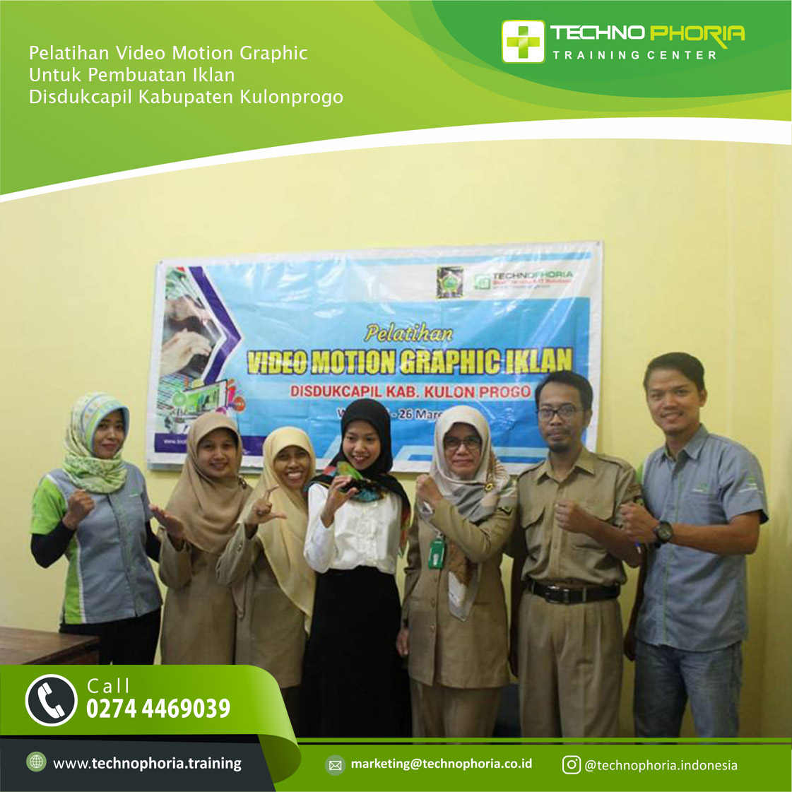 Pelatihan Motion Graphic untuk Iklan Technophoria Training Center