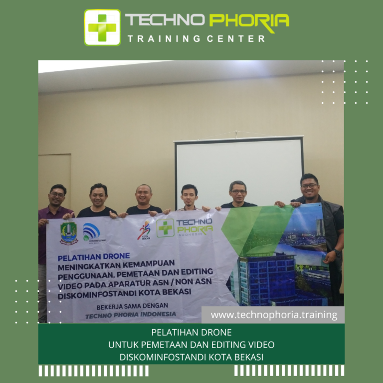 Pelatihan Drone Untuk Pemetaan dan Editing Video DInas Kominfi Kota Bekasi
