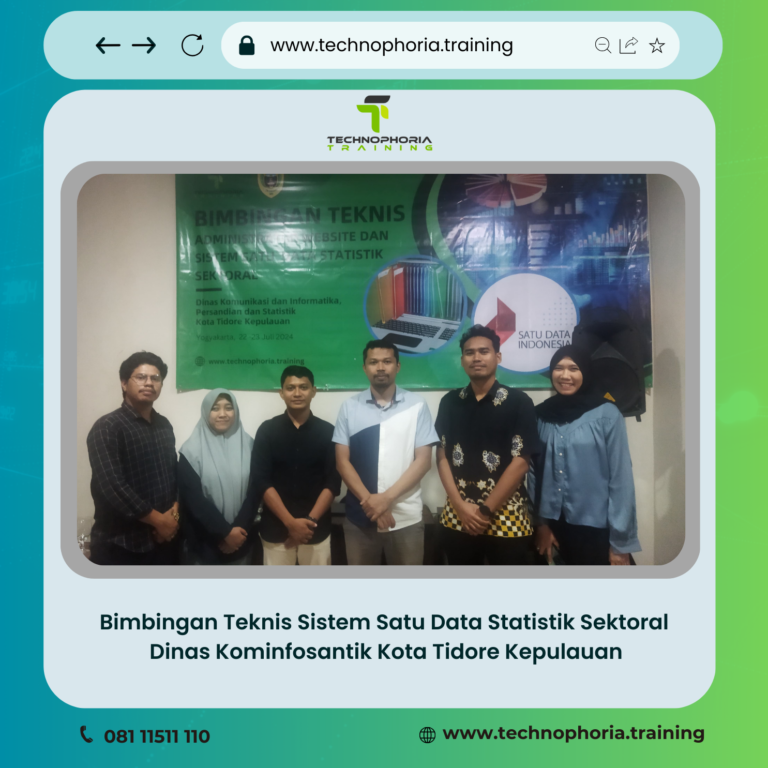 Sistem Informasi Satu Data Statistik Sektoral Dinas Kominfo Kota Tidore Kepulauan