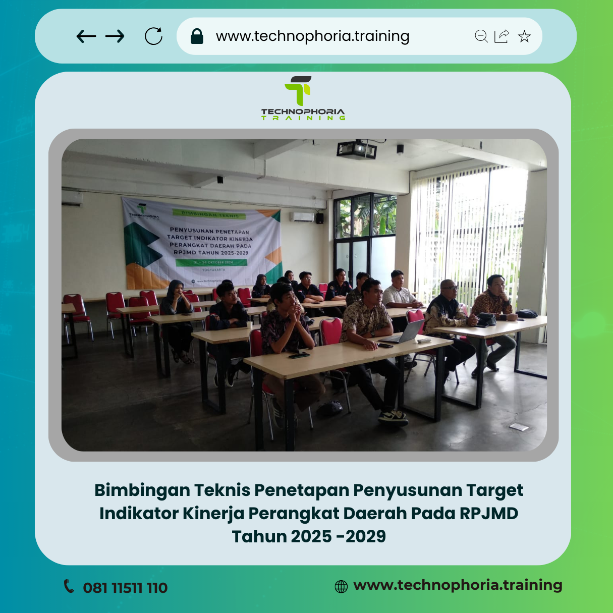 Bimbingan Teknis Penetapan Penyusunan Target Indikator Kinerja Perangkat Daerah Dalam RPJMD tahun 2025-2029