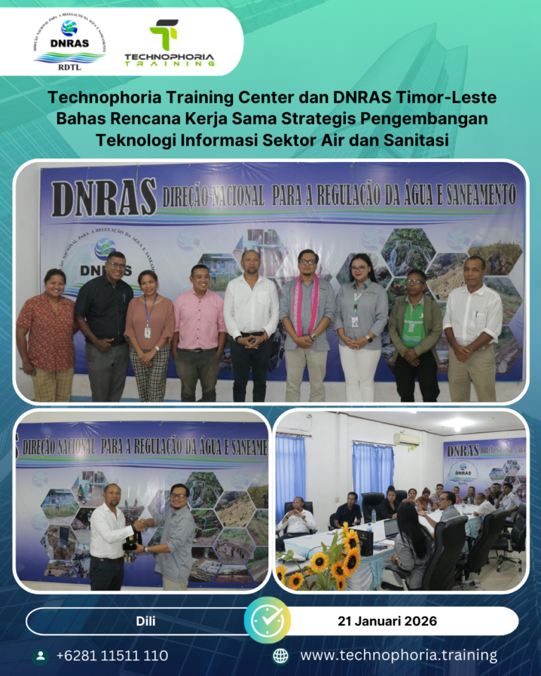 Technophoria Training Center dan DNRAS Timor-Leste Bahas Rencana Kerja Sama Strategis Pengembangan Teknologi Informasi Sektor Air dan Sanitasi
