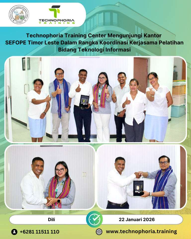 Technophoria Training Center Kunjungi Kantor SEFOPE Timor-Leste untuk Memperkuat Kerja Sama Pelatihan Teknologi Informasi dan Pengembangan SDM