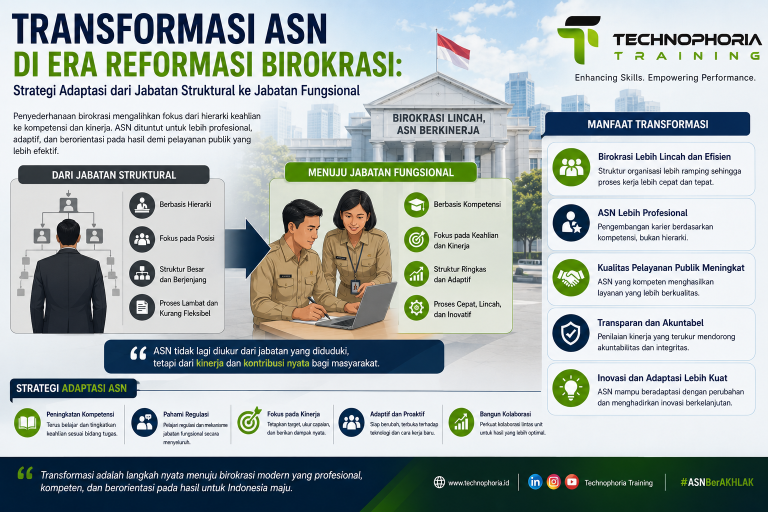 Transformasi ASN di Era Reformasi Birokrasi: Strategi Adaptasi dari Jabatan Struktural ke Jabatan Fungsional
