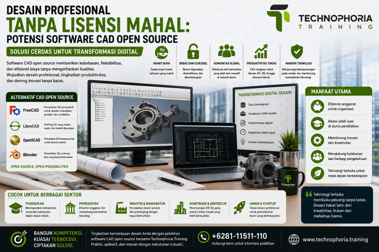 Desain Profesional Tanpa Lisensi Mahal: Potensi Software CAD Open Source