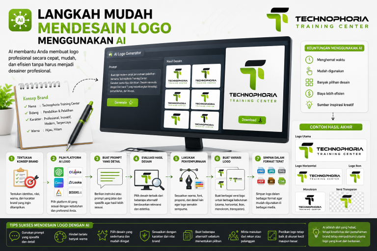 Langkah Mudah Mendesain Logo Menggunakan AI