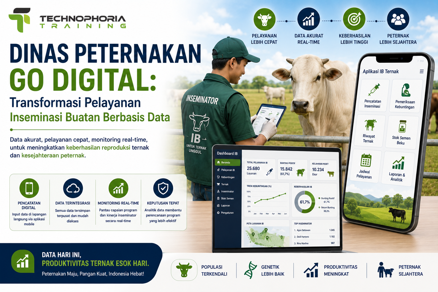 Dinas Peternakan Go Digital: Transformasi Pelayanan Inseminasi Buatan Berbasis Data