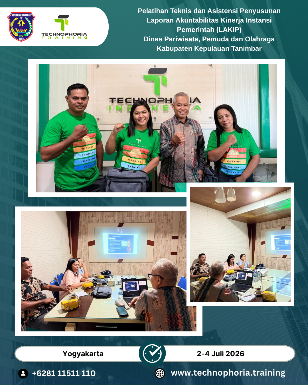 Pelatihan Teknis dan Asistensi Penyusunan Laporan Akuntabilitas Kinerja Instansi Pemerintah (LAKIP) bagi Dinas Pariwisata Kabupaten Kepulauan Tanimbar